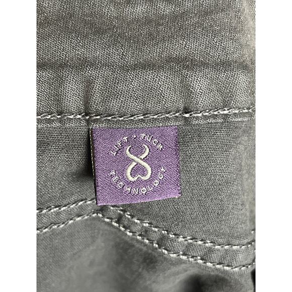 NYDJ Women's Straight Lift Tuck Casual Preppy Streetwear Dark Gray Jeans 2P - Picture 6 of 12